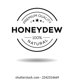 Creative (Honeydew), Honeydew label, vector illustration.