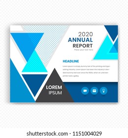 Creative Horizontal Flyer design. Annual Report brochure template. advertisement, presentation, magazine page. a4 size vector illustration. EPS 10
