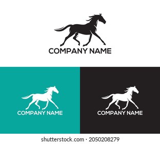 Creative Horse Elegant Logo Symbol Design