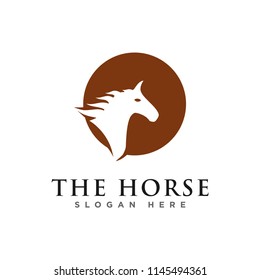 creative horse head logo design