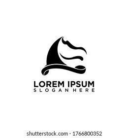 Diseño de logotipo de caballo creativo Conceptos Vector estándar 