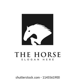 creative horse logo design template