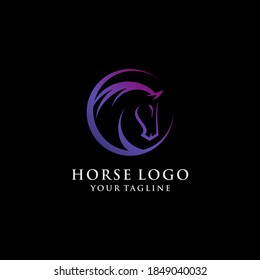 Creative Horse logo Design Template