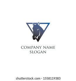 Creative horse logo modern concept design