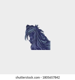 Creative Horse Logo Symbol Design Illustration Vector for Company