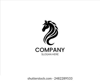 Logotipo del caballo creativo, Vector versátil del logotipo del caballo