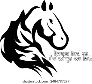 creative horse silhouettes graphics pony lover 