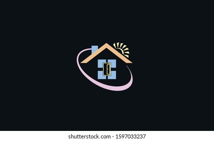 Creative house home logo design template