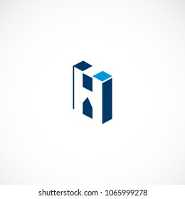 Creative house letter H vector designs