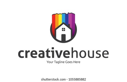 creative house logo