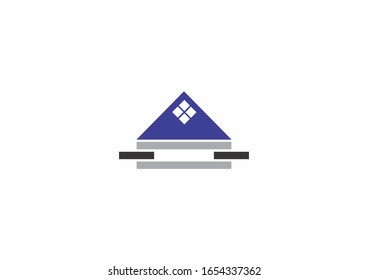 Plantilla de diseño del logotipo de la casa creativa