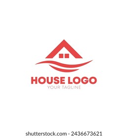 Plantilla de diseño de logotipo de casa creativa. Signo colorido. Logo universal del icono del vector 