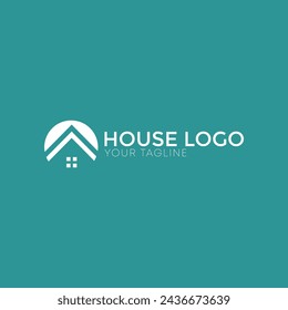 Plantilla de diseño de logotipo de casa creativa. Signo colorido. Logo universal del icono del vector 