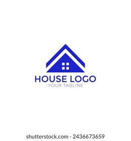 Creative house logo design template. Colorful sign. Universal vector icon logo 
