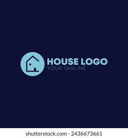 Creative house logo design template. Colorful sign. Universal vector icon logo 