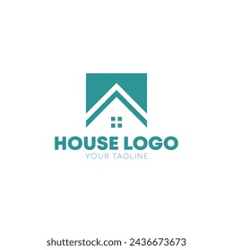 Creative house logo design template. Colorful sign. Universal vector icon logo 