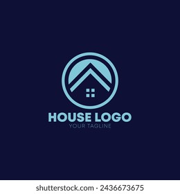 Creative house logo design template. Colorful sign. Universal vector icon logo 