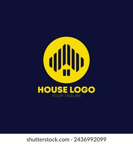 Creative house logo design template. Colorful sign. Universal vector icon logo 