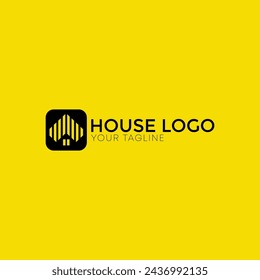 Creative house logo design template. Colorful sign. Universal vector icon logo 