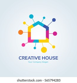 Creative House Logo Template.