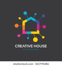 Creative House Logo Template.