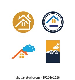 creative House set logo vector illustration design