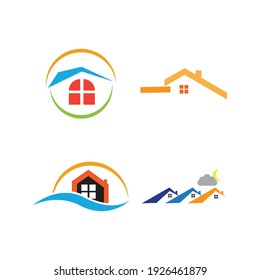 creative House set logo vector illustration design