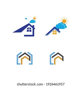 creative House set logo vector illustration design