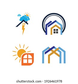 creative House set logo vector illustration design