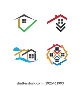 creative House set logo vector illustration design