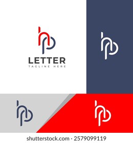 Creative HP ,PH letter logo design