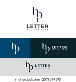 Creative HP ,PH letter logo design