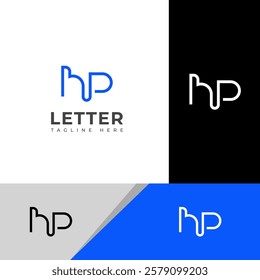 Creative HP ,PH letter logo design