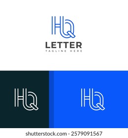 Creative HQ, QH letter logo design