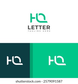 Creative HQ, QH letter logo design