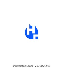 Creative HQ, QH letter logo design
