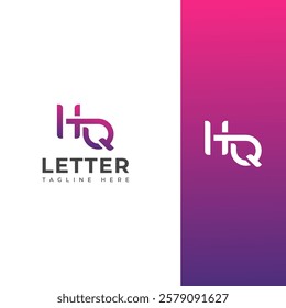 Creative HQ, QH letter logo design