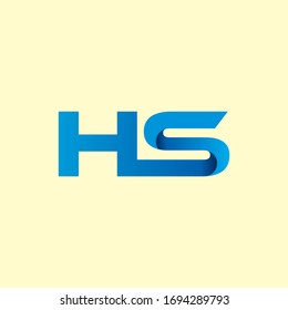 Design-Vorlage für das Logo des Creative HS Letter