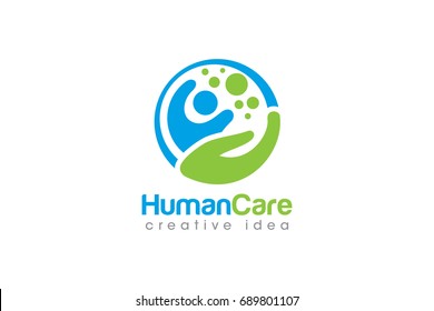 Creative Human Concept Logo Design Template