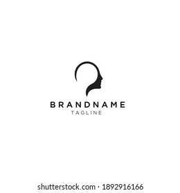 diseño creativo de cabeza humana para una empresa y marca 