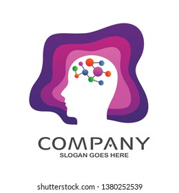 Creative Human Head Logo Vector