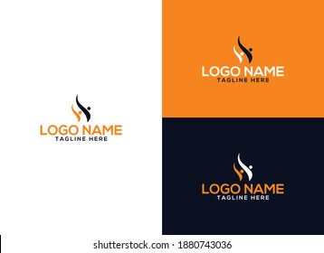 Creative humanity logo, Human fashion logo for a company