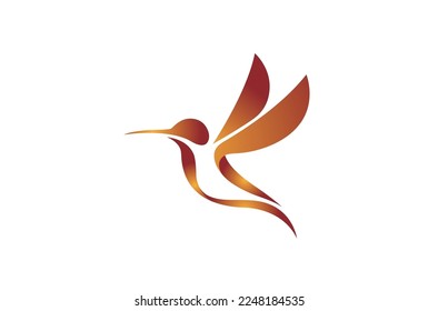 Creative Hummingbird Logo Vector Symbol Icon Sign Illustration	