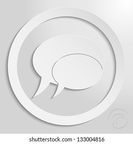 a creative icon in bright style, eps10 vector