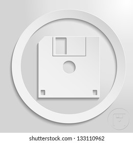 a creative icon in bright style, eps10 vector