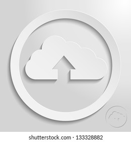 a creative icon in bright style, eps10 vector
