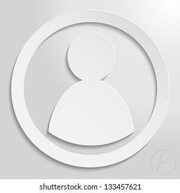 a creative icon in bright style, eps10 vector
