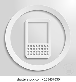 a creative icon in bright style, eps10 vector
