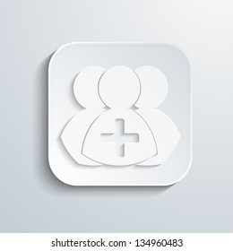 a creative icon in bright style, eps10 vector