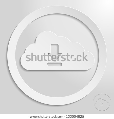 a creative icon in bright style, eps10 vector
